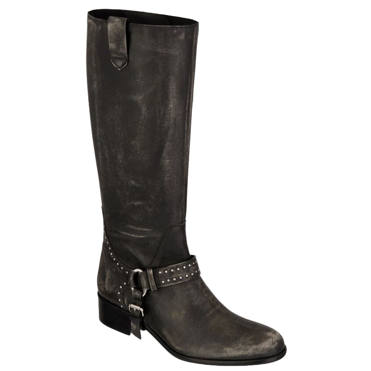 Zara Leather Boots with Rivets-Limited Edition Women's Size Zara Leather Boots with Rivets-Limited Edition Women's Size