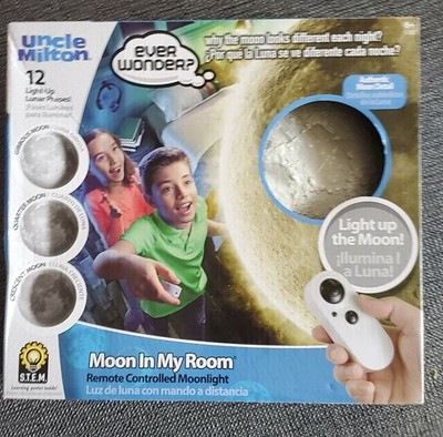 Uncle Milton Moon In My Room Remote Controlled Moonlight 12 Lunar Phases 42499051026 Ebay