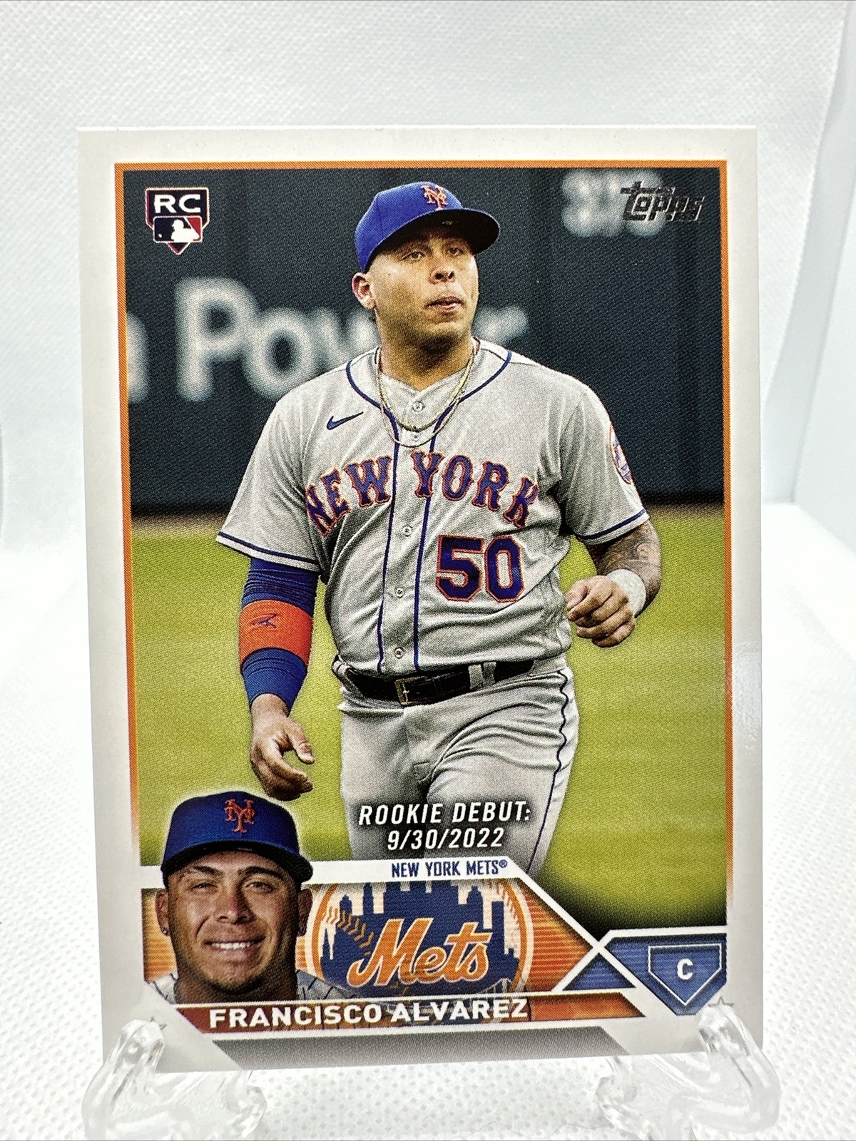 2023 Topps Update -  Francisco Alvarez RC Rookie Debut - #US255 - New York Mets