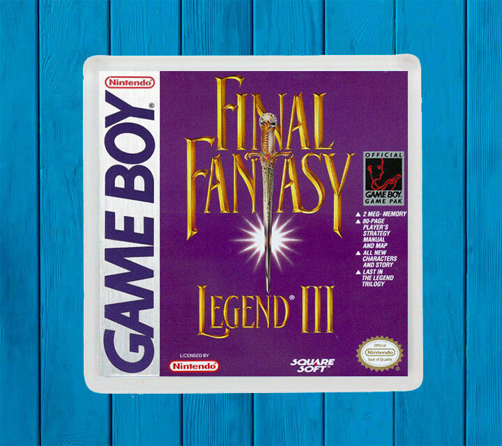 The Final Fantasy Legend III Nintendo Game Boy Fridge Magnet Aimant Frigo