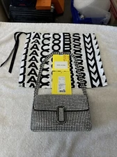 Marc Jacobs The Rhinestone J Marc Crystals Shoulder Bag Crossbody