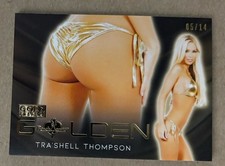 2020 BENCH WARMER GOLD EDITION GOLDEN TRA’SHELL THOMPSON #’D 5/14
