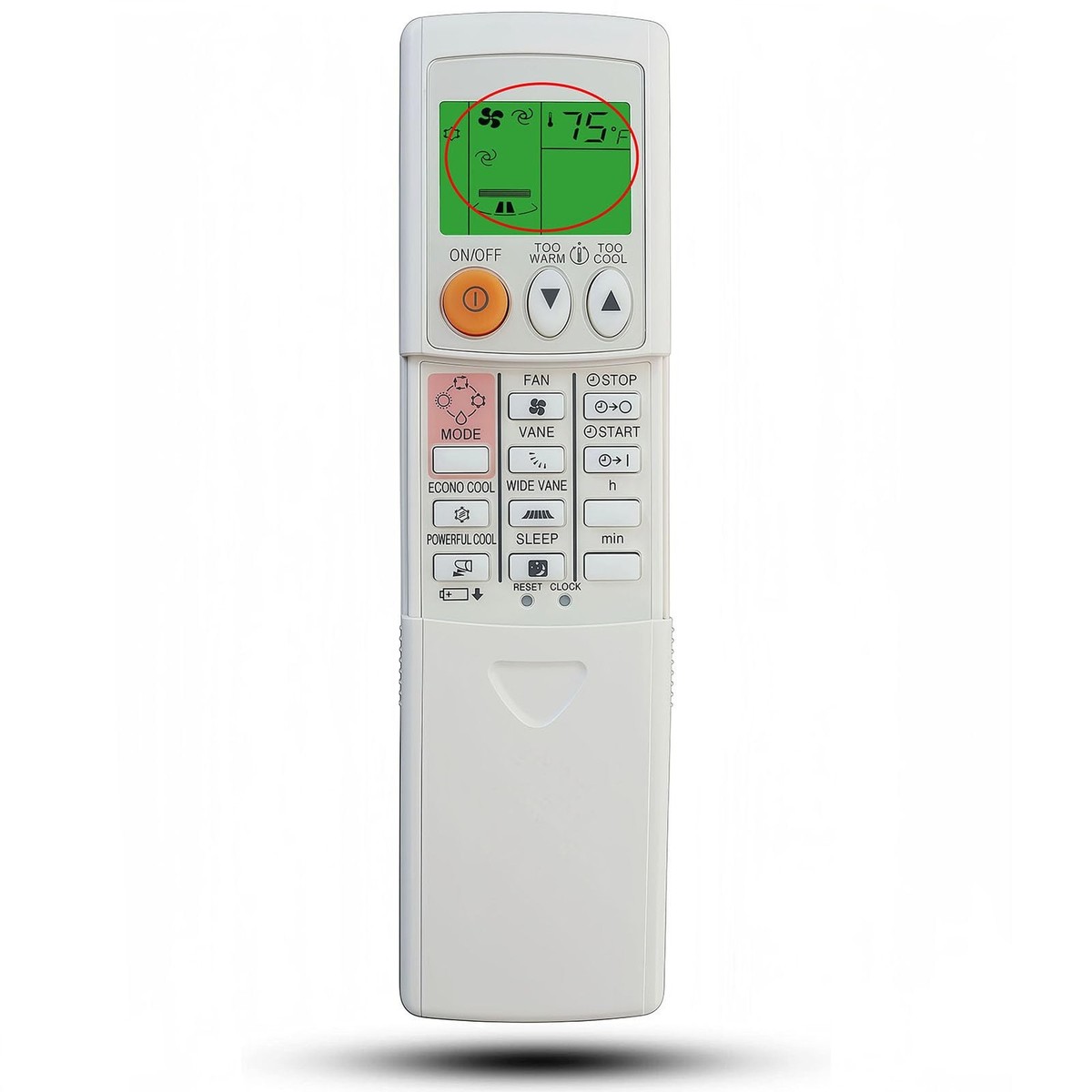 Universal Replacement Remote Control for All Mitsubishi Air