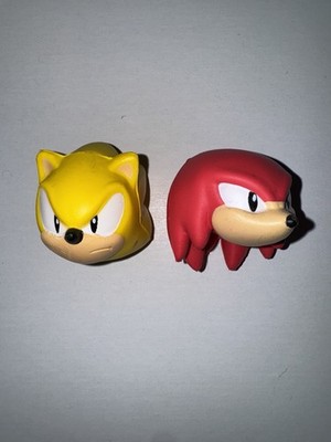 Knuckles & Super Sonic Squishem Sega Genesis Foam Stress ball Set of 2