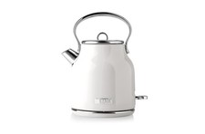 Haden Heritage White Kettle ? 1.7L Stylish Retro Stainless 1.7 Litres, Ivory 