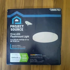Led Flush Mount Ceiling Light Fixture, 1300 Lumens, Light Temperature Adjustable