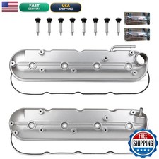MITZONE Valve Cover Set for Chevy Silverado Sierra Tahoe Yukon Express 4.8 5.3