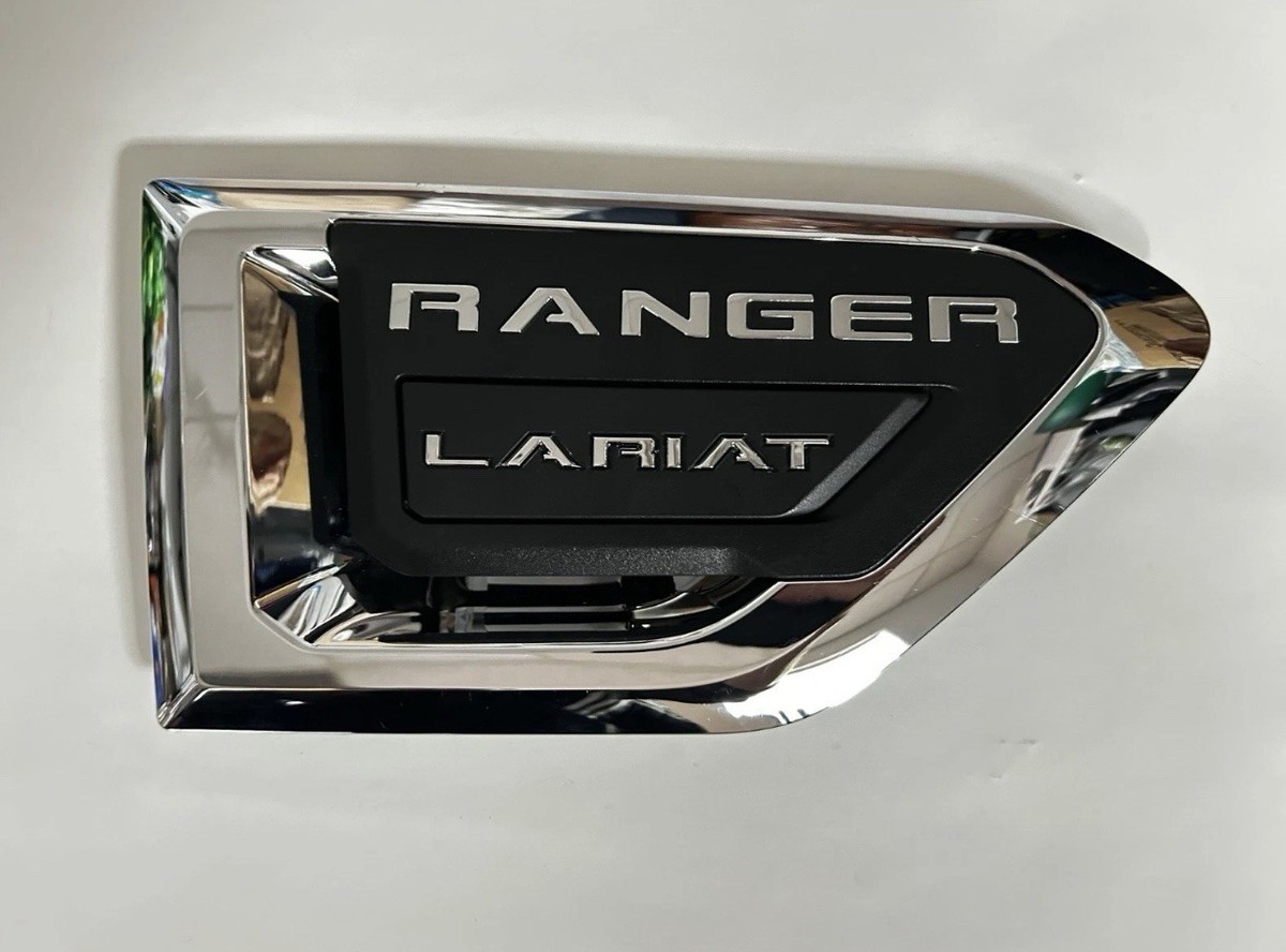 2019-2023 Ford Ranger Lariat driver side & pass Fender Vent Emblem