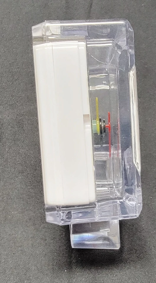 Quartz Clear Plastic Travel And Desk Alarm Clock Tested Working AA Battery - Image 2 of 4