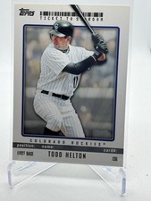 2009 Topps Ticket To Stardom - Todd Helton Rockies Baseball HOF