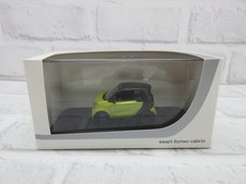 Mini car 1/43 Smart Fortwo Cabrio black/yellow dealer genuine model car Age14+