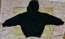 Kanye West YZY Gap Yeezy Double Layer Hoodie Black Youth Medium Kids Size M 8-9