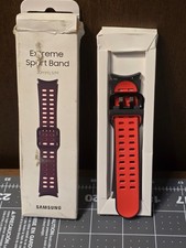 Samsung Extreme Sport Band for Galaxy Watch 4/5/6/7 - 20mm - S/M - Black/Red