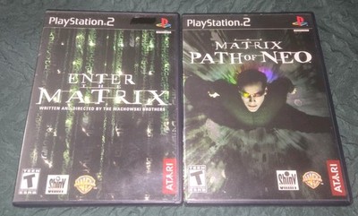 Enter the Matrix + Path of Neo (PlayStation 2 PS2 Bundle Lot) COMPLETE & TESTED