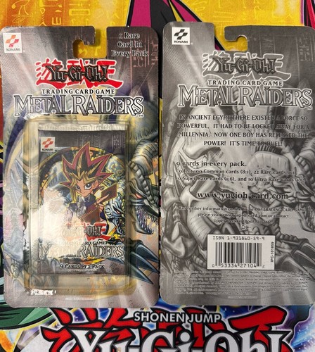 2002 Yu-Gi-Oh Metal Raiders Unlimited MRD Blister