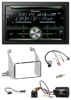 Pioneer Bluetooth Lenkrad DAB 2DIN USB CD Autoradio für Nissan Pathfinder R51 20