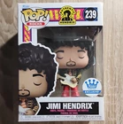 Funko Pop! Rocks Jimi Hendrix Vinyl Figure #239 Funko Exclusive