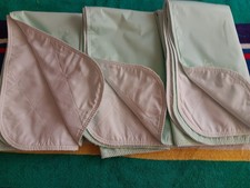 Reusable Bed Pad Lot Of 3 Incontinence Washable Bedpads Absorbent 35"x 29"