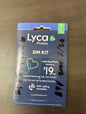Lycamobile Preloaded Sim $59 Plan With 60GB