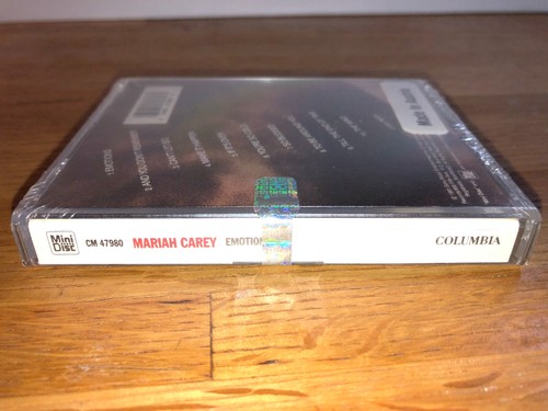 Mariah Carey Emotions Sony MiniDisc NOS SEALED Rare Mini disc - Foto 4 di 5