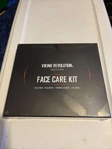 Vilking Revolution Men’s Care Face Care Kit New Unopened Box