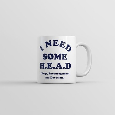 I Need Some Head Hugs Encouragement and Devotion Mug Funny Sarcastic Novelty