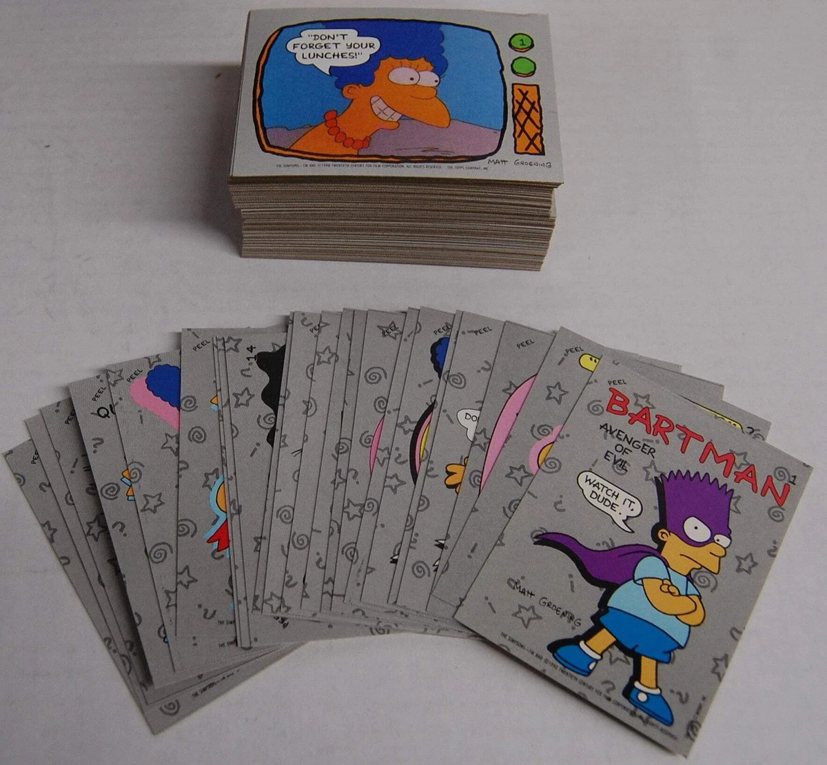 Topps The Simpsons Collectable Trading Card Sets for sale | eBay