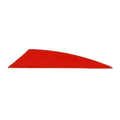 Tac Vanes 2.25'' x .47'' Driver Red Polymer Fletching - 80TAC-0360806-1189