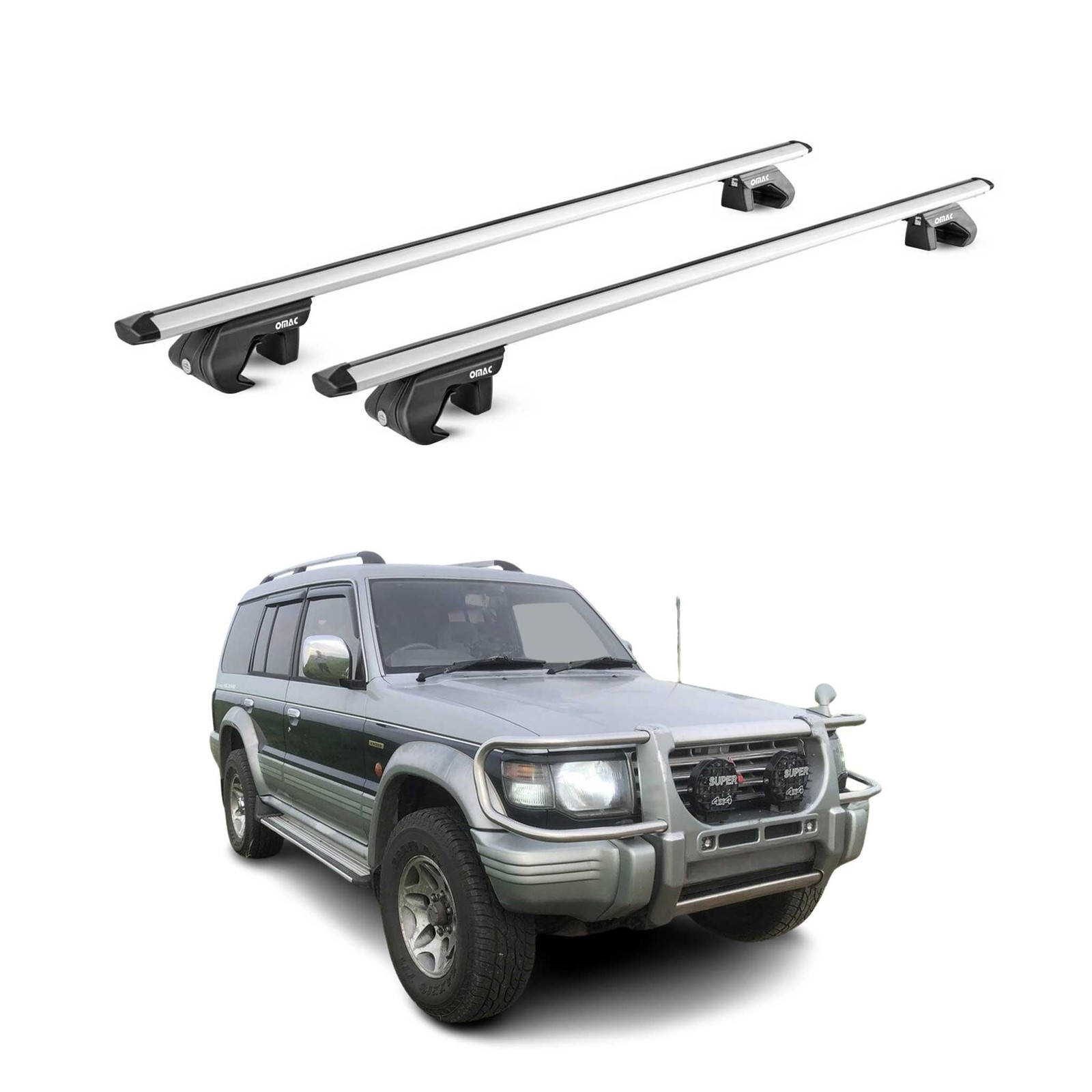 Barres de toit Pajero V20 pour résoudre le manque de place du coffre 5 portes