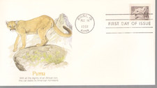 1981 USPS First Day of Issue honoring Puma - Fleetwood