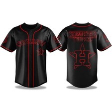 Custom Name - Men's Astros Stranger Things 2025 Jersey USA Size