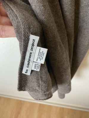The Cashmere Project Womens Cashmere Infinity Scarf Brown One Size Quiet Luxury