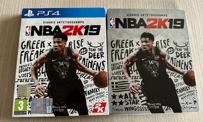 NBA 2K19 Steelbook Edition SELTEN RAR PS4 PlayStation 4 Sammlungsauflösung