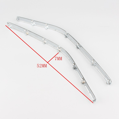 Chrome Motorcycle Front Side Fairing Cowl Trim For Honda Goldwing GL1800 2001-11 - Picture 3 of 10