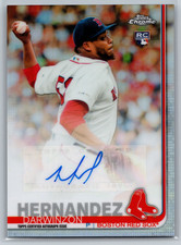 Darwinzon Hernandez 2019 Topps Chrome Update Series Rookie Auto CUA-DH