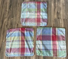 Vintage Ralph Lauren Plaid Decor Sham Pillowcase Cottagecore Nautical Coastal
