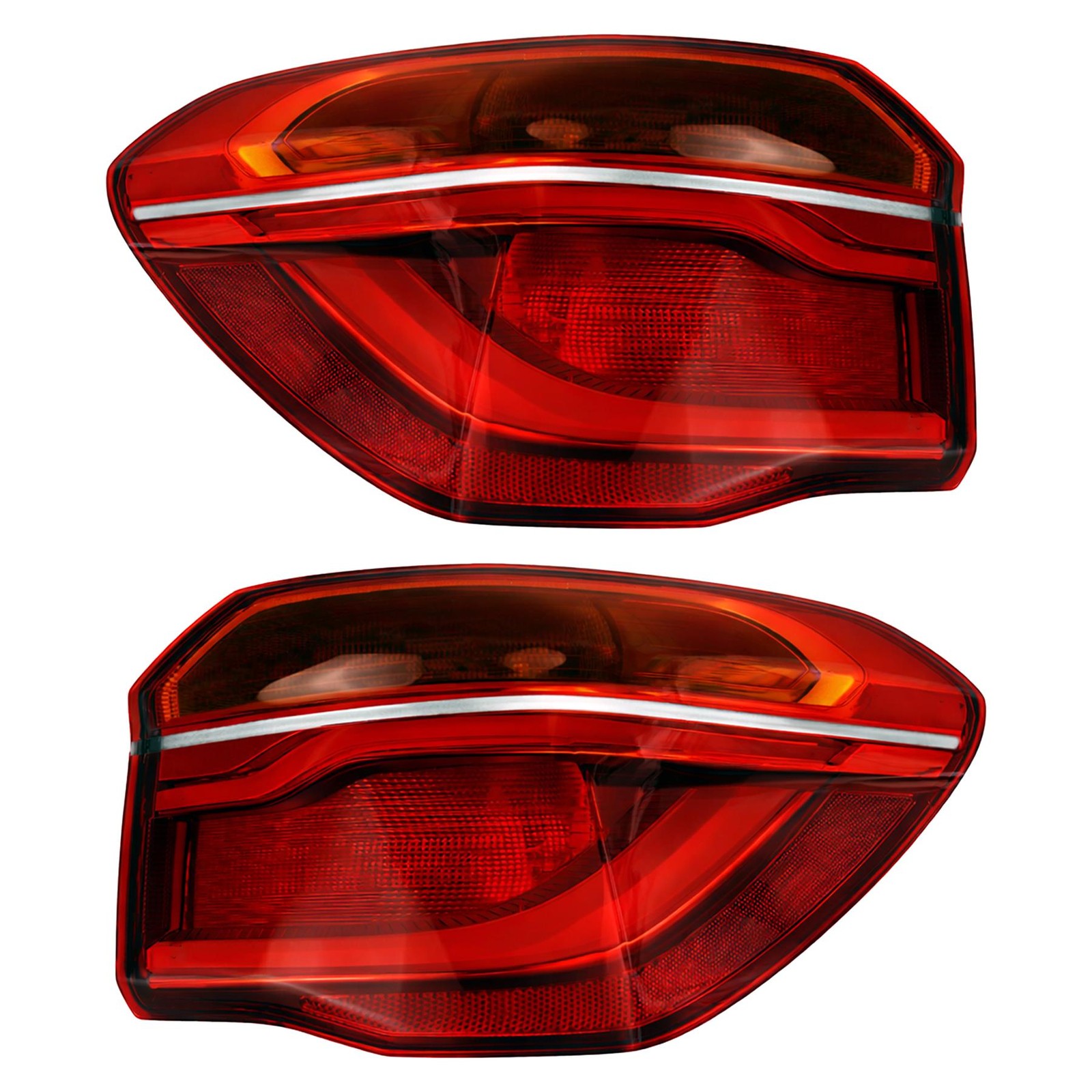 2x REAR OUTER TAIL LIGHT LED LAMPS FOR BMW X1 F48 63217488543 63217488544 E-MARK