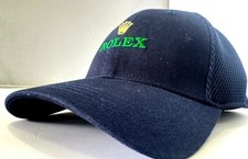 Rolex Cap/Hat : Navy Blue Baseball Mesh Cap Swag  Unisex  Flexfit   AD Gift-New