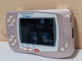 Bandi WonderSwan Color Pink W/IPS Screen No Game *Tested*