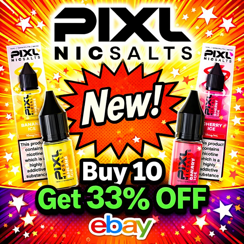 pixl vape juice Buy PIXL Nic Salts E-liquids at Evapo - Free UK Delivery main image 0