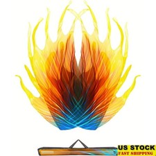 Worship Flags Dance Religious Activities Praise Flags Set W/ Rods Carry Bag New