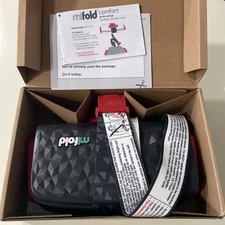 Mifold Comfort Grab And Go Car Backless Booster Seat Charcoal Gray MF12-US