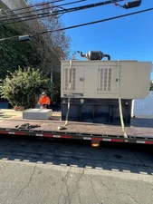 80KW Generac Diesel Generator & ATS SD0080 3ph Mitsubishi 3.9L '03