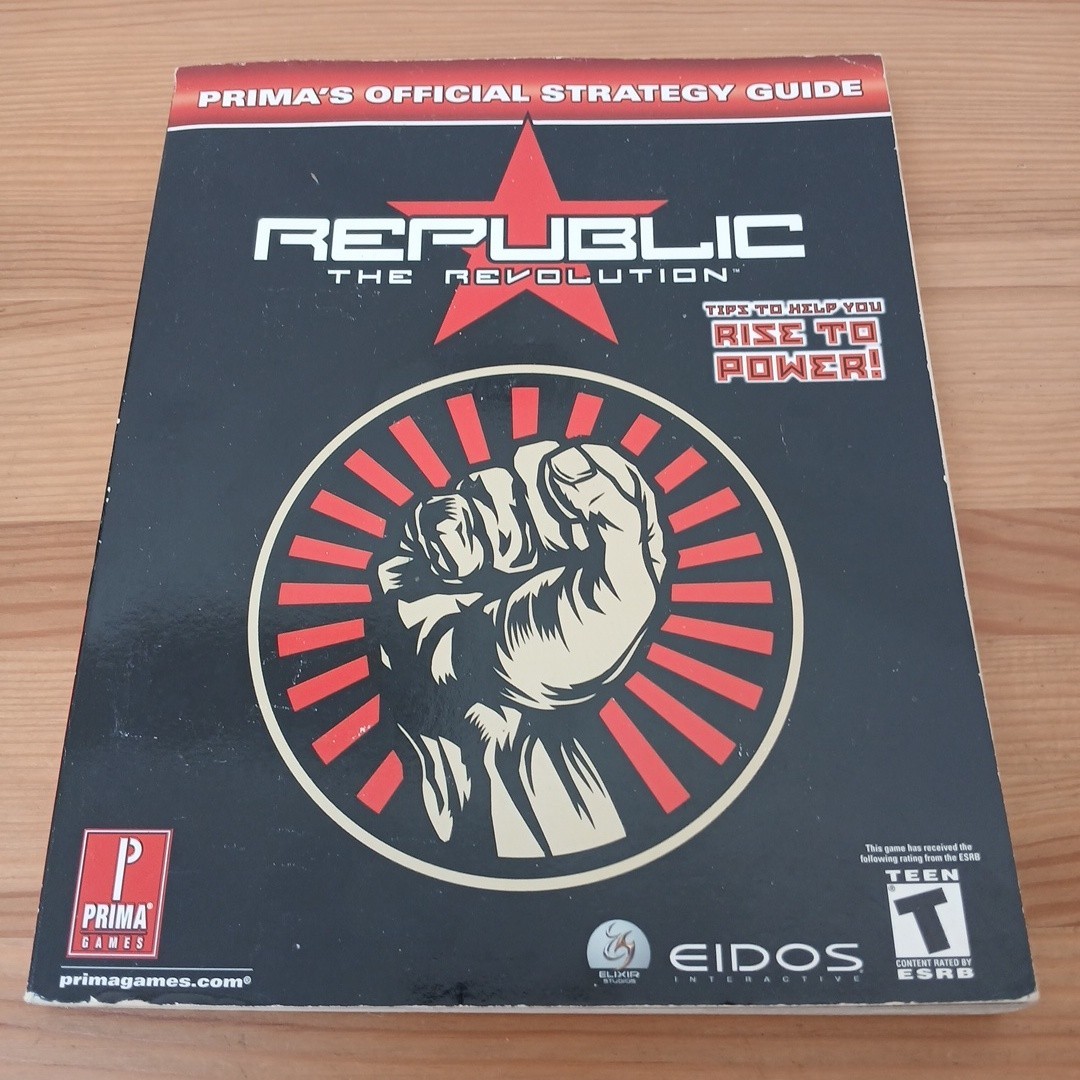 Republic: The Revolution Prima Official Strategy Guide 2003 Rare PC Game