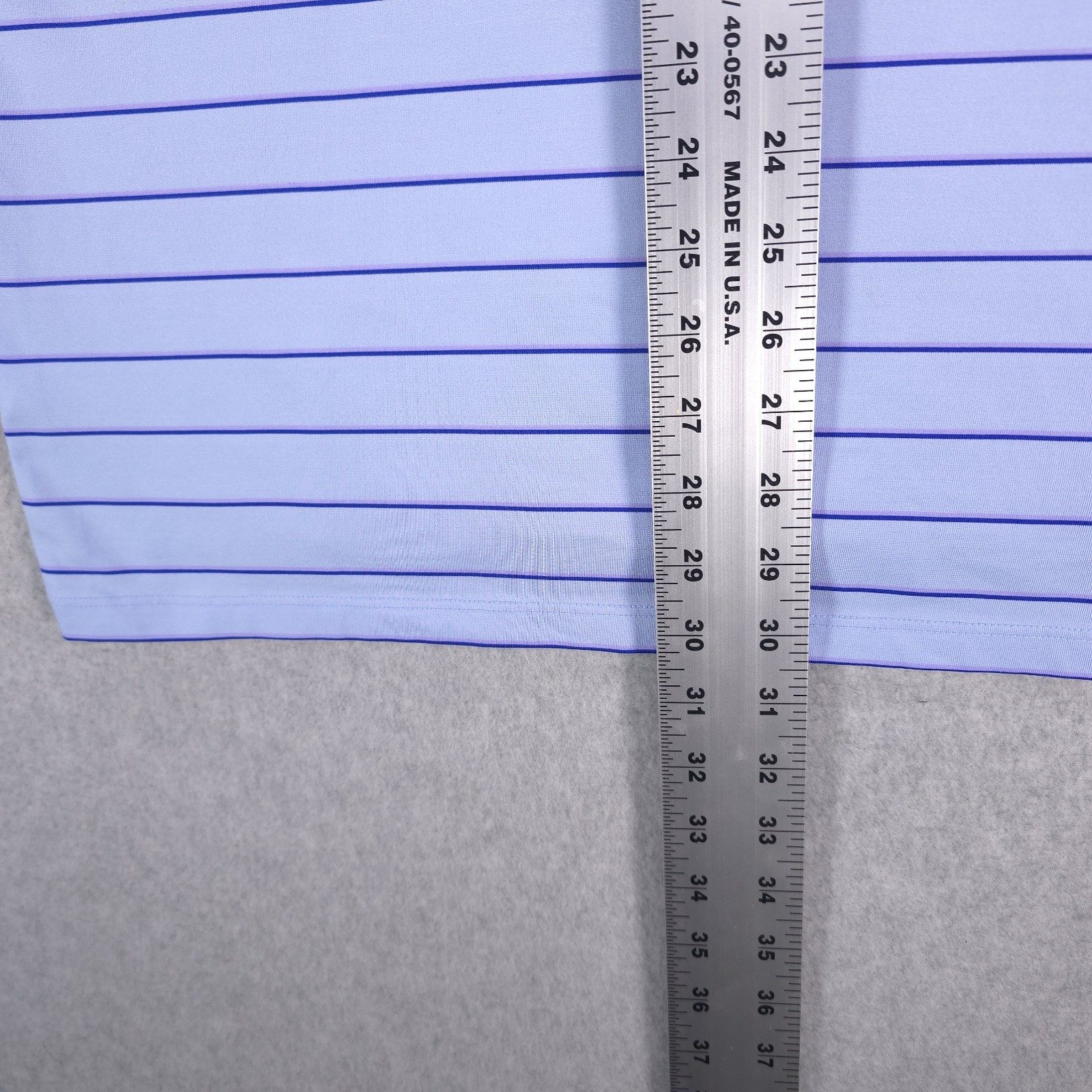 Greyson Striped Stretch Performance Wolf Blue Gol… - image 14