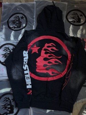 Hellstar Sports Logo Hoodie Black/Red | eBay