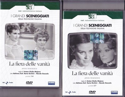 4 DVDs inszeniert Rai LA FIERA DELLE VANITA' von A.G. Majano A.Asti komplett 1967