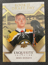 2018-19 UPPER DECK EXQUISITE COLLECTION RYAN DONATO ROOKIE DRAFT DAY #ed 25/56