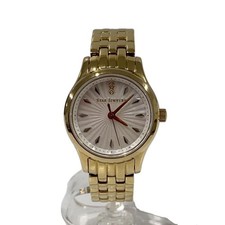 Star Jewelry Quartz Watch Analog Stainless Steel White Gold 2SW1125 Used