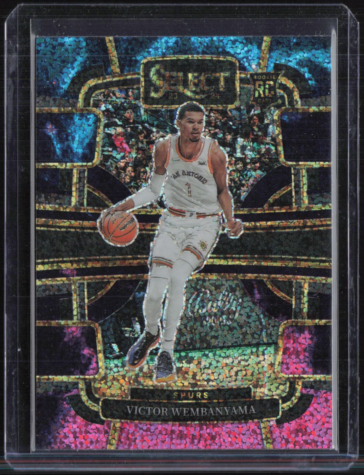 2023 Panini Select Cosmic Sparkle #87 Victor Wembanyama RC Rookie 